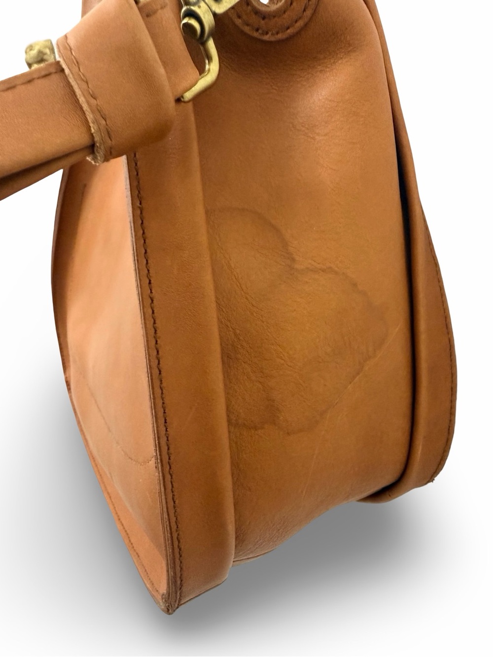 Madewell The Sydney Shoulder Bag in Burnished Caramel Leather - Picture 4 of 10